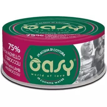 Oasy Chicken w/ Lamb and Broccoli 70g - Oasy - Kuwait