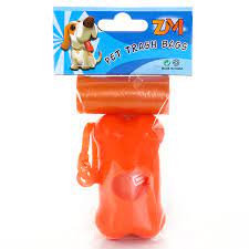 Pet Trash Bag with Dispenser - Orange - Pet - Kuwait