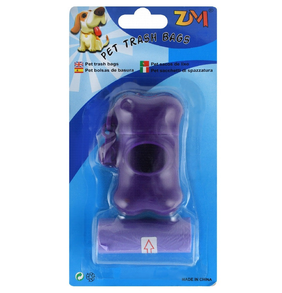 Pet Trash Bag with Dispenser - Purple - Pet - Kuwait