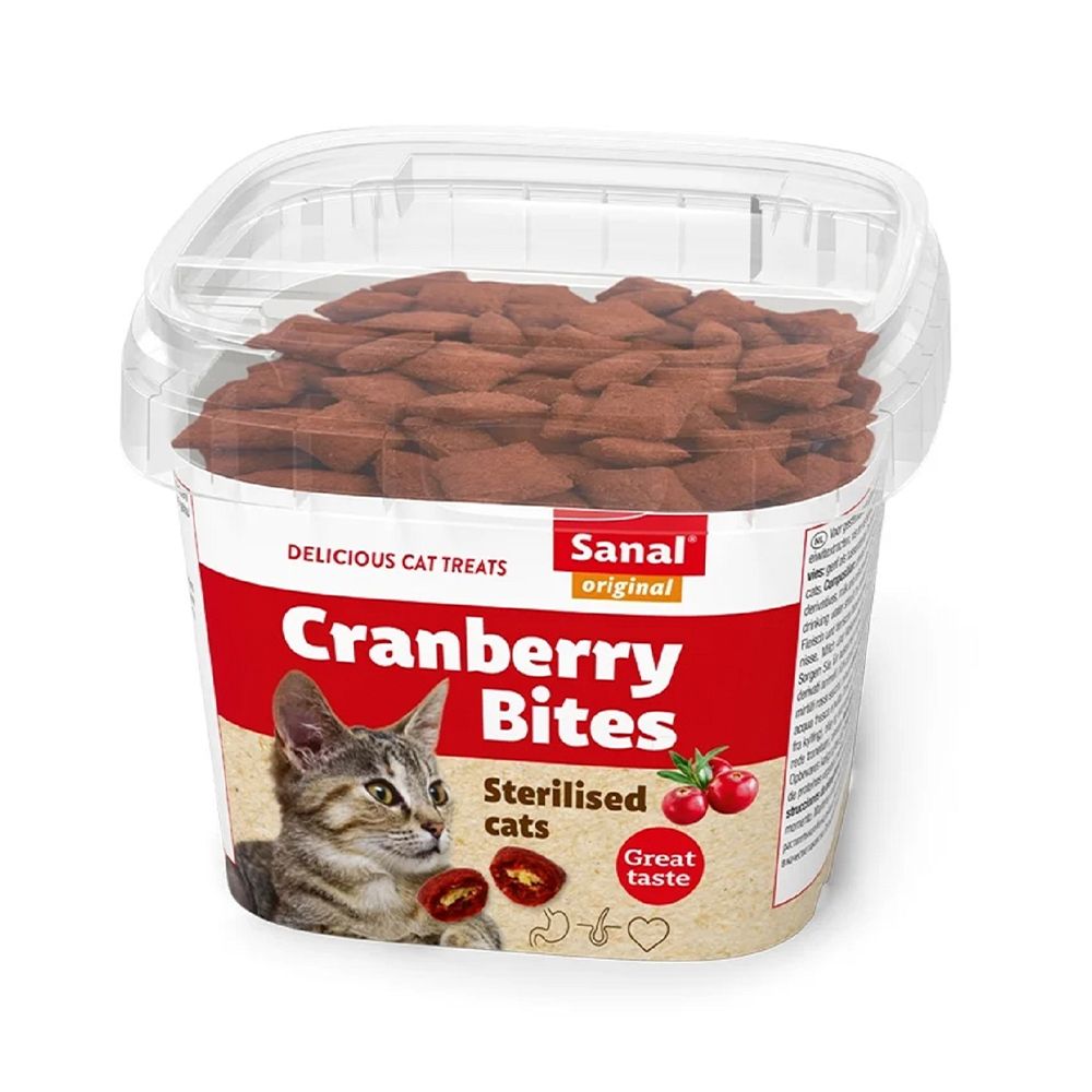 Sanal Cat Cranberry & Chicken Bites in Cup 75g - Sanal - Kuwait