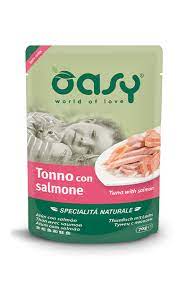 Oasy Tuna and Salmon Pouch Cat Food 70g - Oasy - Kuwait