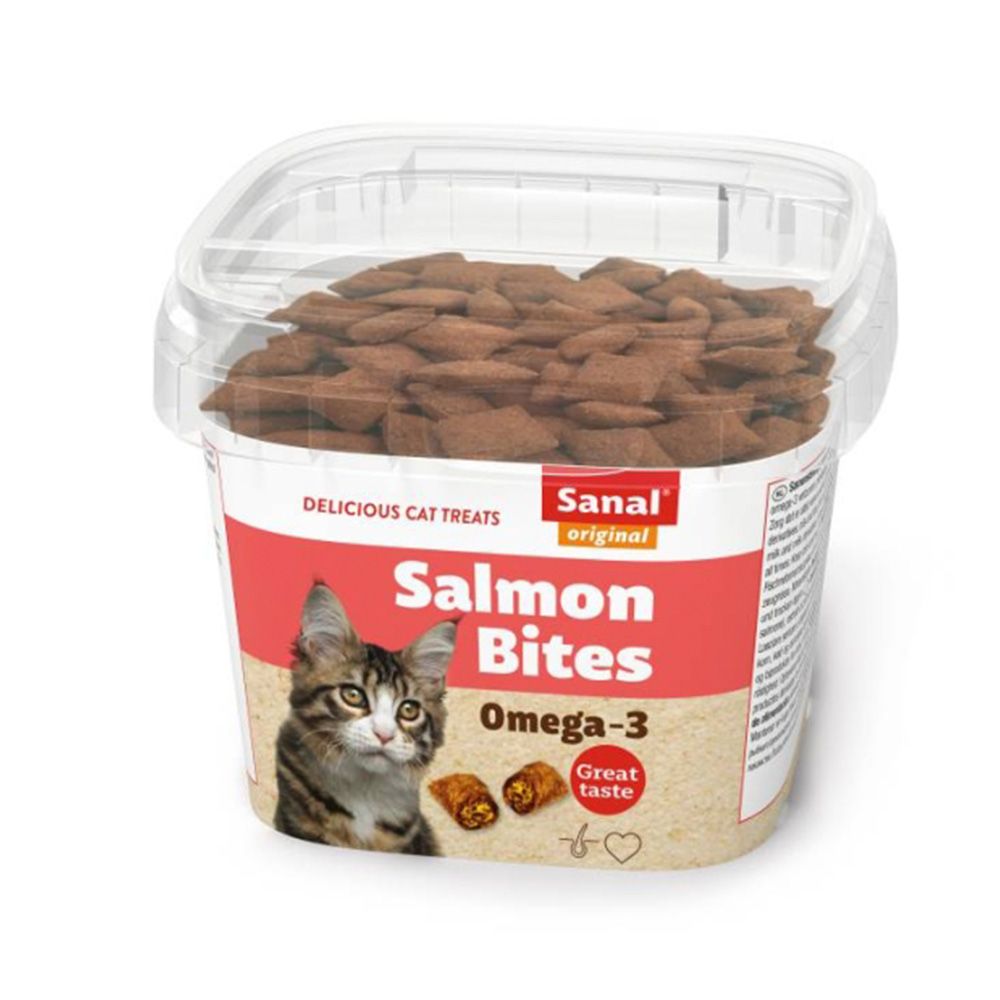 Sanal Cat Salmon Bites cup - Sanal - Kuwait