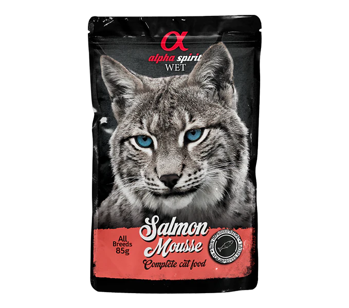 Salmon Mousse for Cats 24 x 85 g Pouches