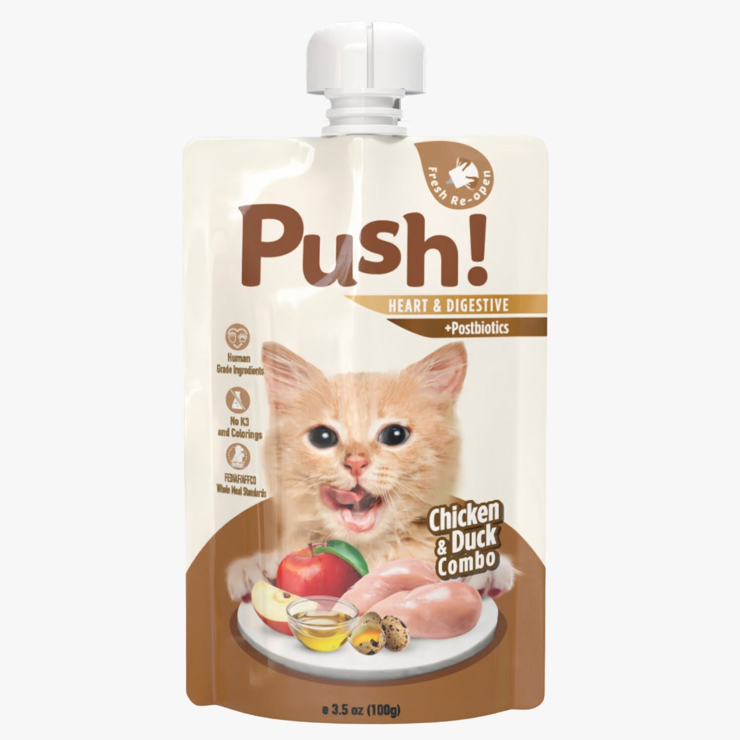 Push! Chicken & Duck + Postbiotics Digestive Support