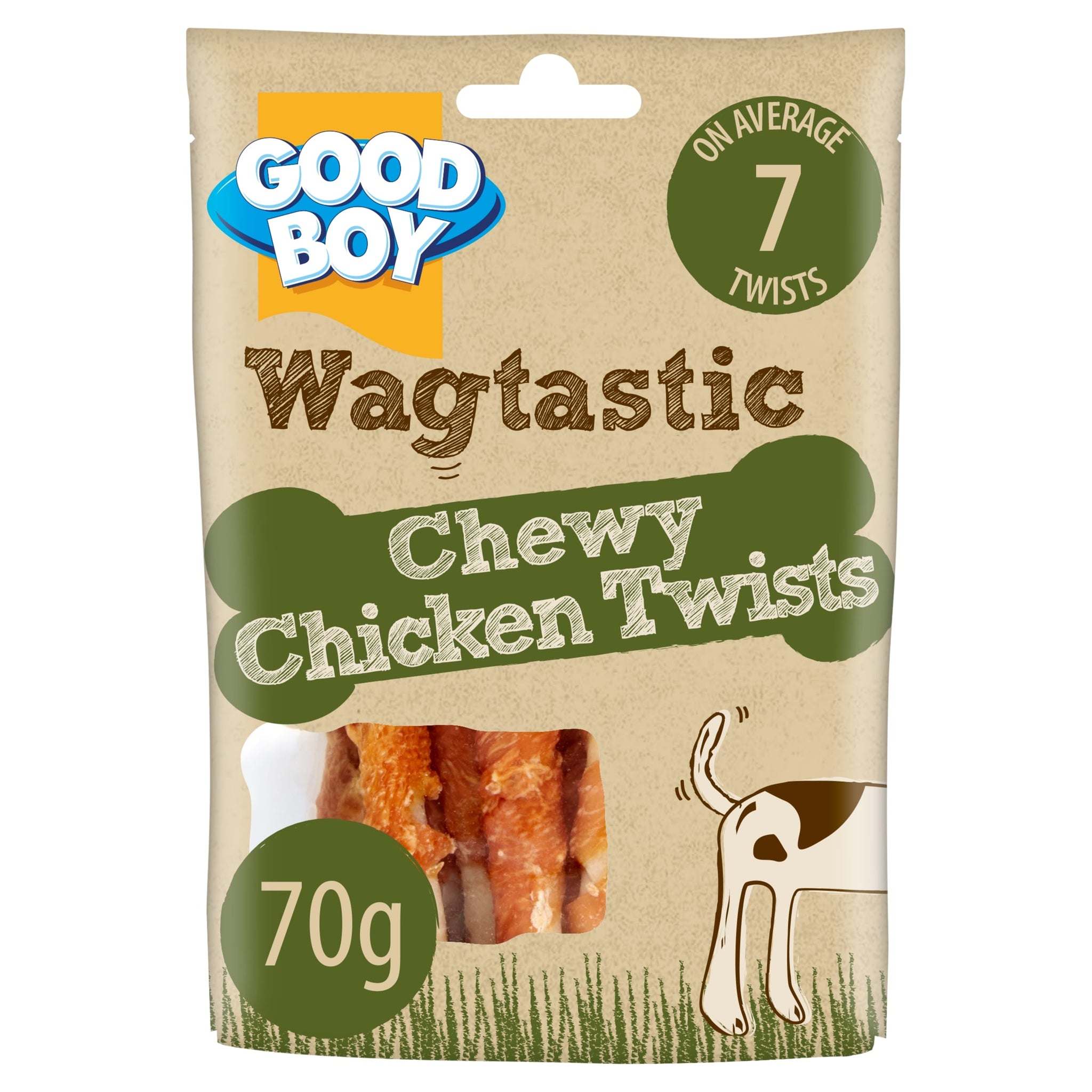 Wagtastic Chicken Twist 70 g