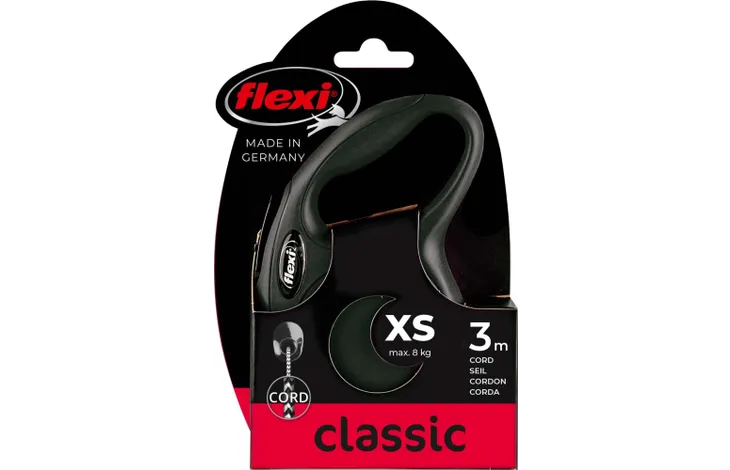 New Classic Cord Black, XSmall, 3 m