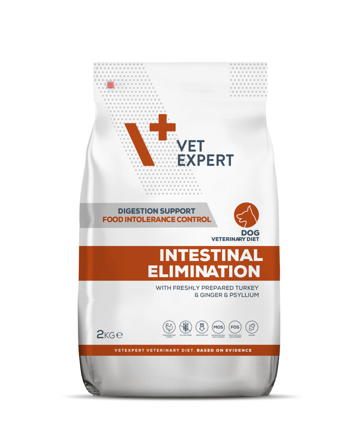 Vet Expert INTESTINAL ELIMINATION DRY 2Kg For Dogs - Vet - Kuwait