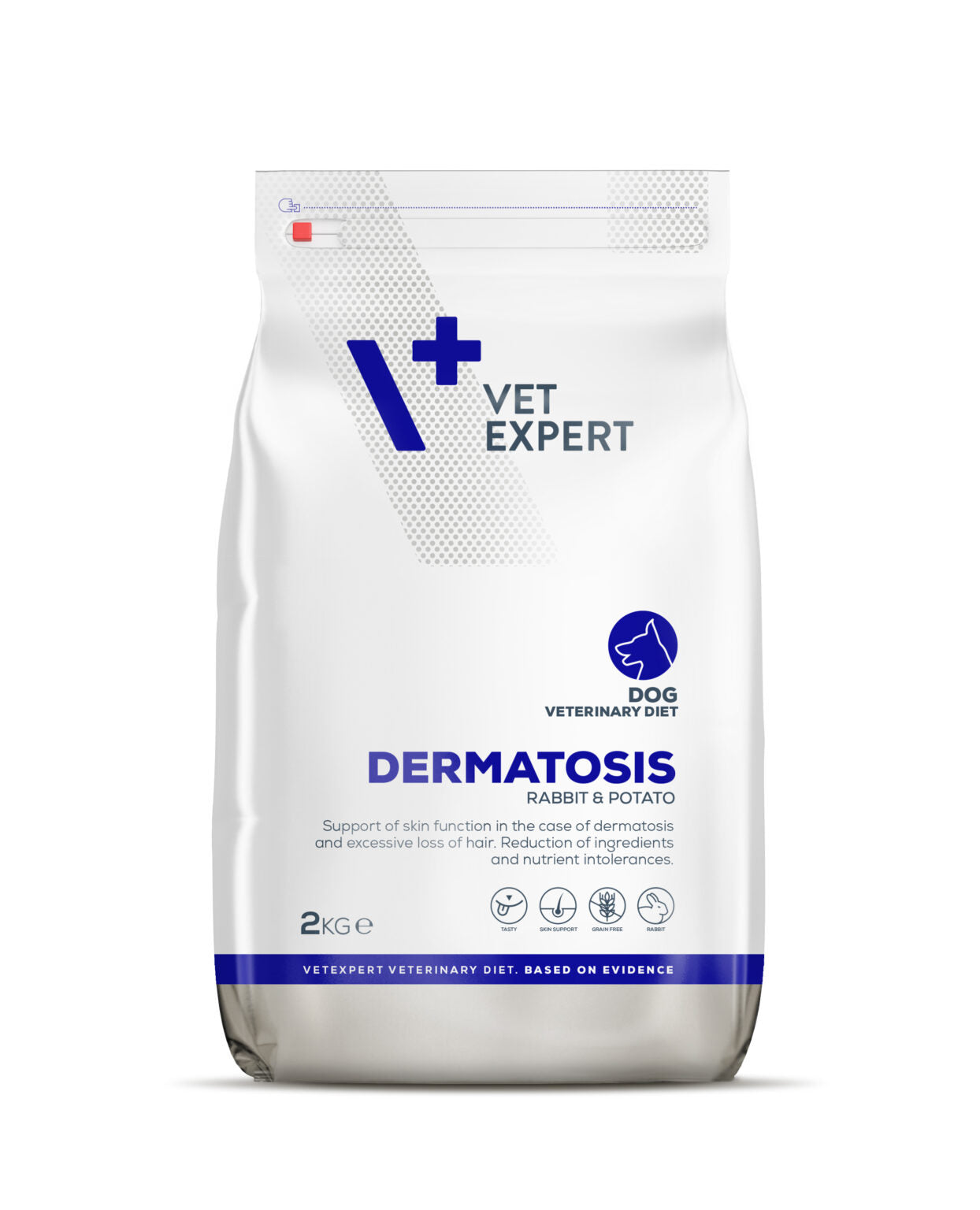 Vet Expert DERMATOSIS RABBIT & POTATO DRY 2Kg For Dogs - Vet - Kuwait