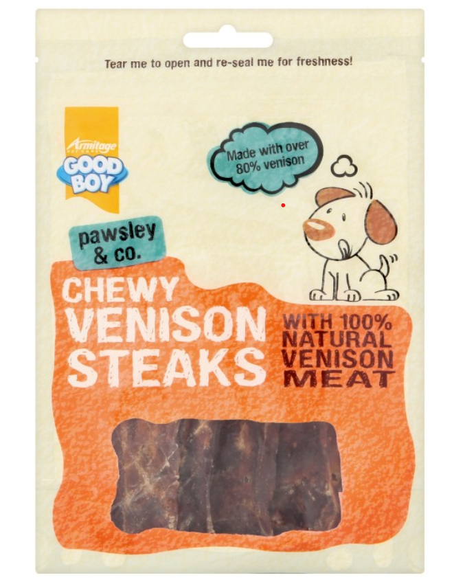 Goodboy Chewy Venison Steaks 80 g - Good Boy - Kuwait