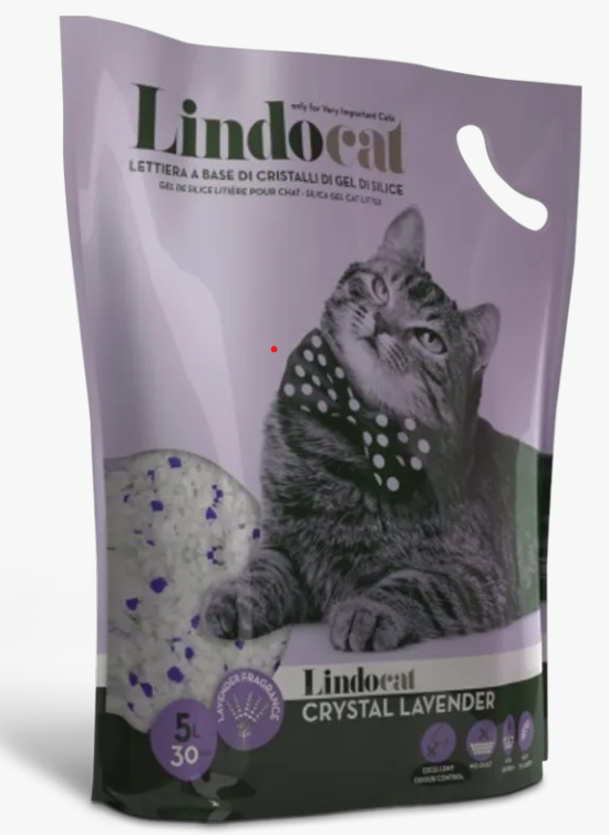 LindoCat Crystal Lavender Scent (Silica Gel) 5 L - LindoCat - Kuwait