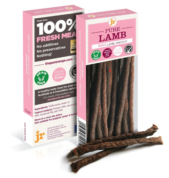 Pure Lamb Sticks 50 g - JR Pet Products - Kuwait