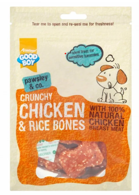Goodboy Crunchy Chicken & Rice Bones 100 g - Good Boy - Kuwait