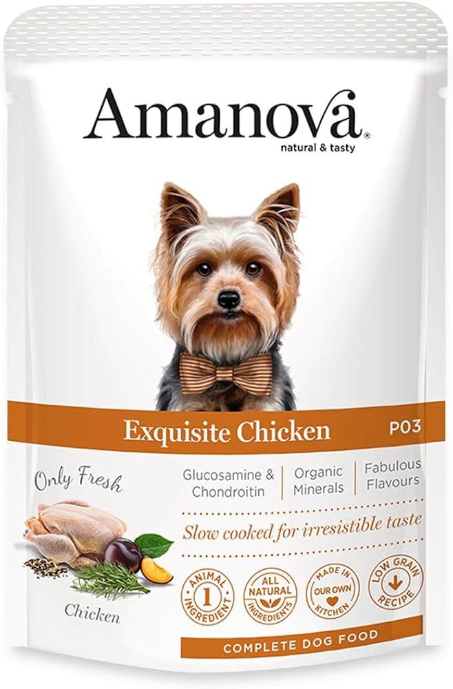 Amanova Wet Adult Exquisite Chicken Dog Food- 100g - Amanova - Kuwait