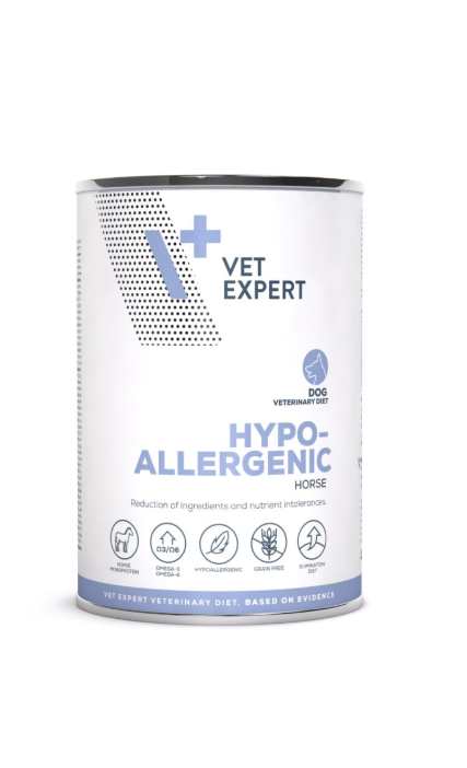 VetExpert Dog Wet Food  Hypoallergenic Horse Meat 400 g