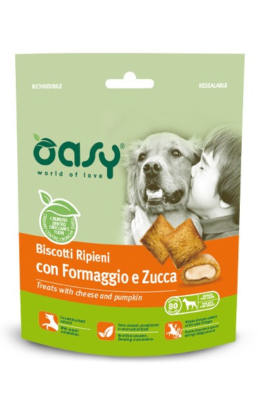 Oasy treats with cheese and pumpkin for dogs - Oasy - Kuwait