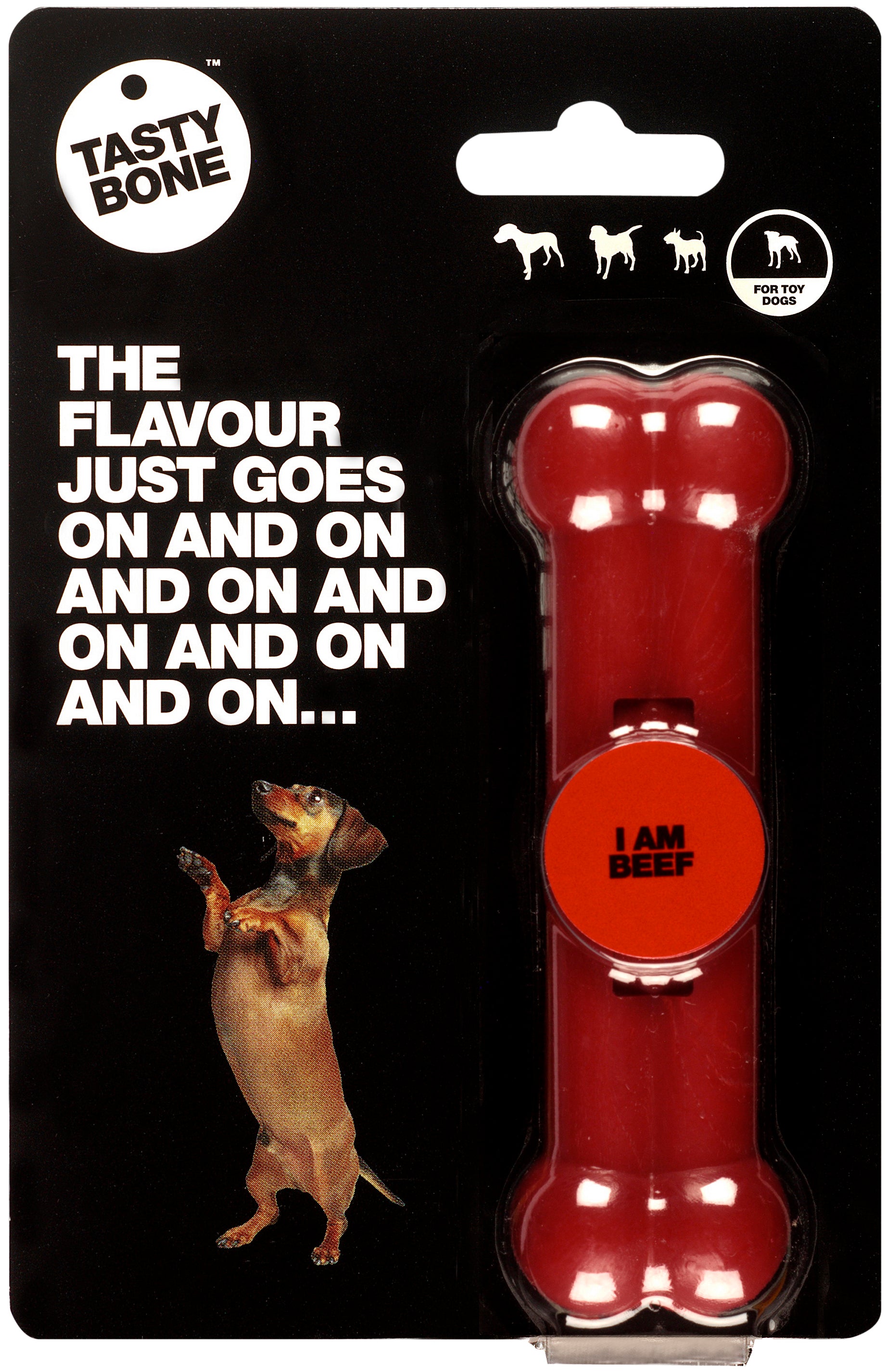 TastyBone Nylon Toy for Small Dogs, Beef Flavor