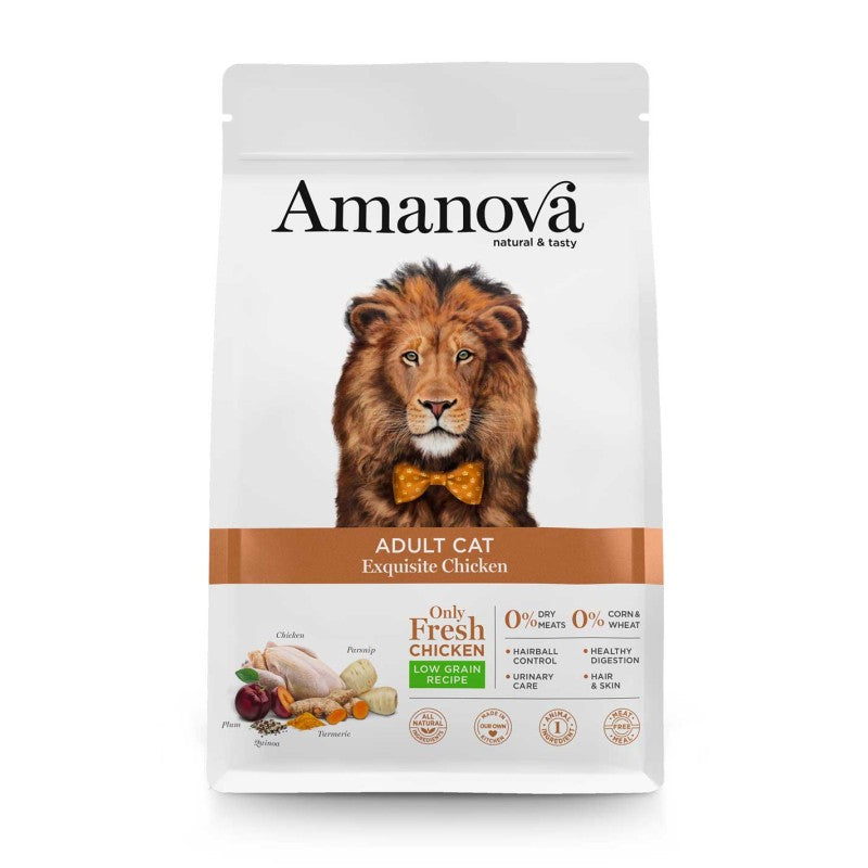 AmaNova Cat Adult Chicken & Quinoa Low Grain 1,5 kg - AmaNova - Kuwait