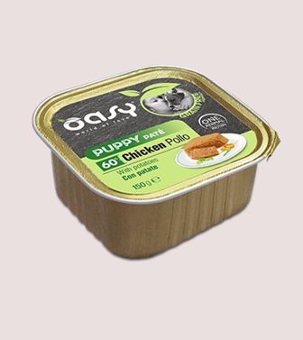OASY CHICKEN PATÉ WITH POTATOES FOR PUPPIES 150GR - OASY - Kuwait