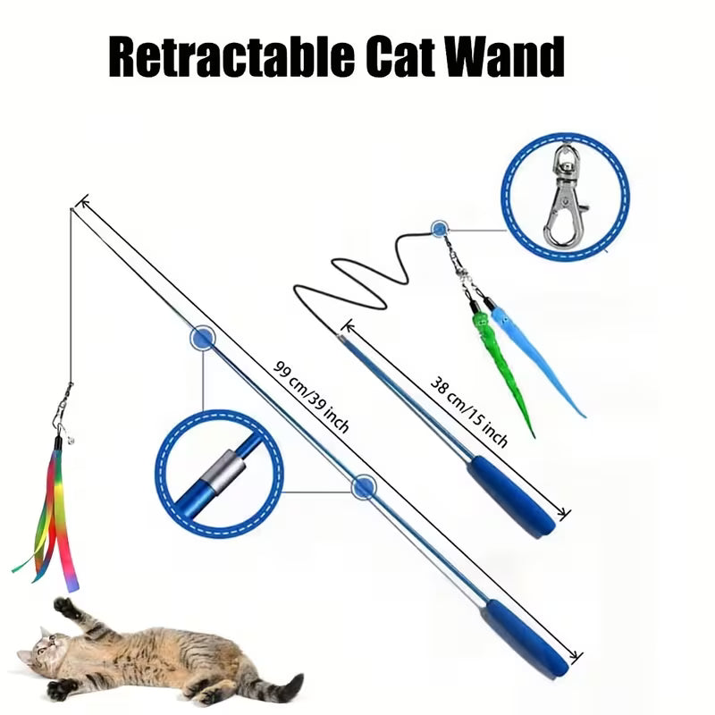 Interactive Cat Toy Set