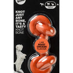 TastyBone Nylon Knotted Bone, Roast Chicken Flavor
