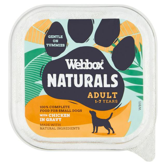 Webbox Natural  - Dog Food - Square Tray Chicken Pate 150g