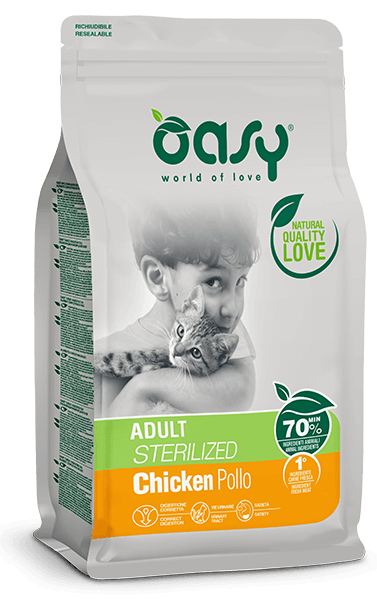 Oasy Dry Cat Adult Sterilized Chicken 1.5kg
