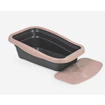 Nella Kit Cat Litter Tray with Mat - 80 x 36.5 x 18 cm/Rose