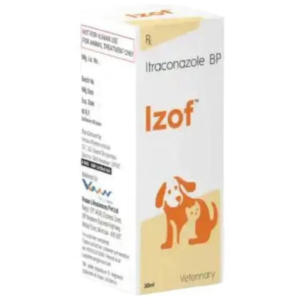 Izof oral Suspension (Itraconazole) 30ml for Dogs & Cats