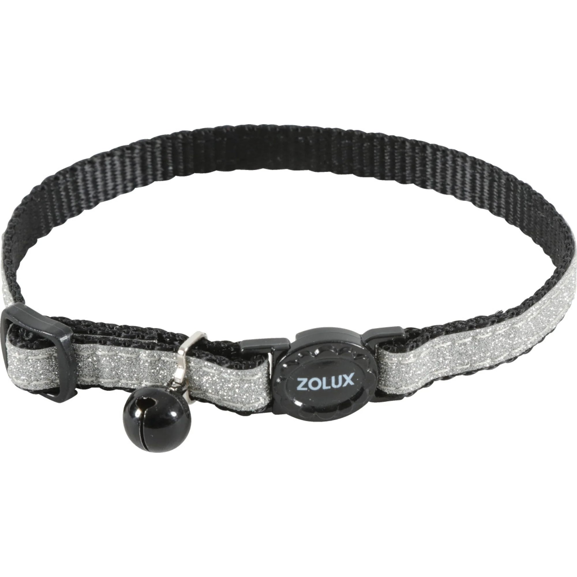 Shiny Nylon Collar Black
