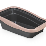 Nella Cat Litter Tray with Frame Pink 58 x 37.5 x 18 cm