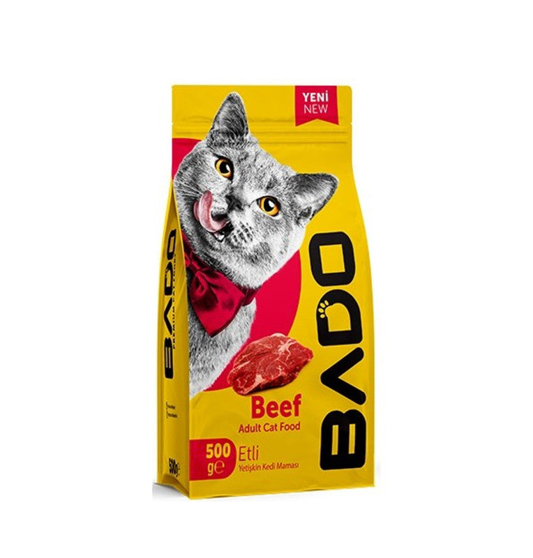BADO ADULT CAT FOOD BEEF 500 GR