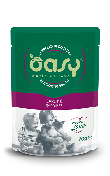 Oasy Wet Cat More Love Sardines Pouch 70 G