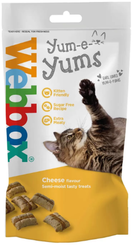 Webbox - Cat Treat - Yum-e-Yums Cheese 40g