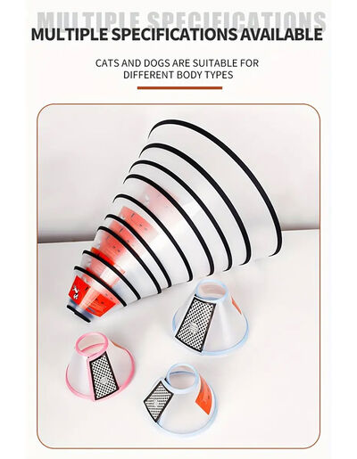 Pet Pal Black Recovery E-Collar X Small