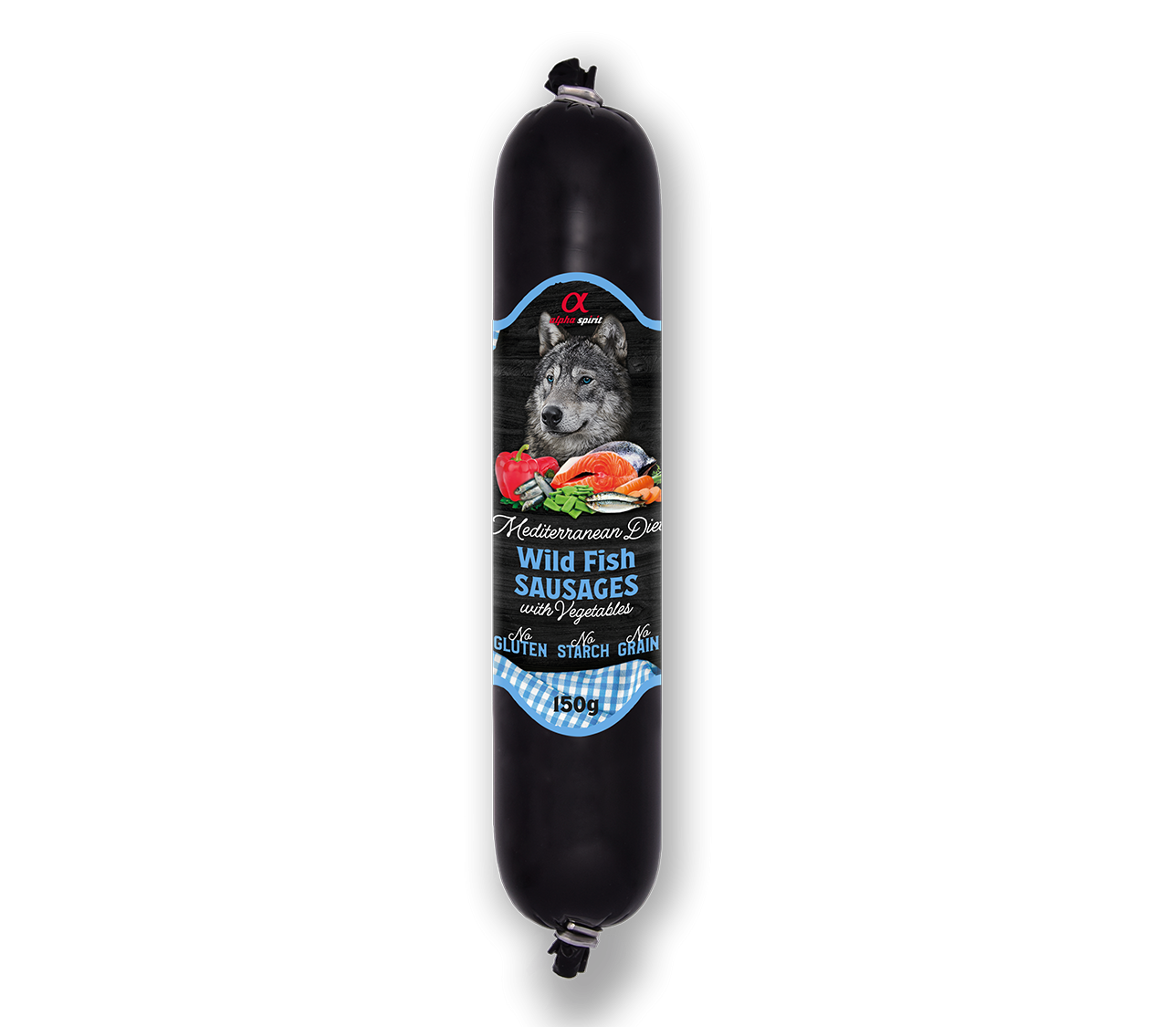Mediterranean Sausage Wild Fish With Vegetables 150 g