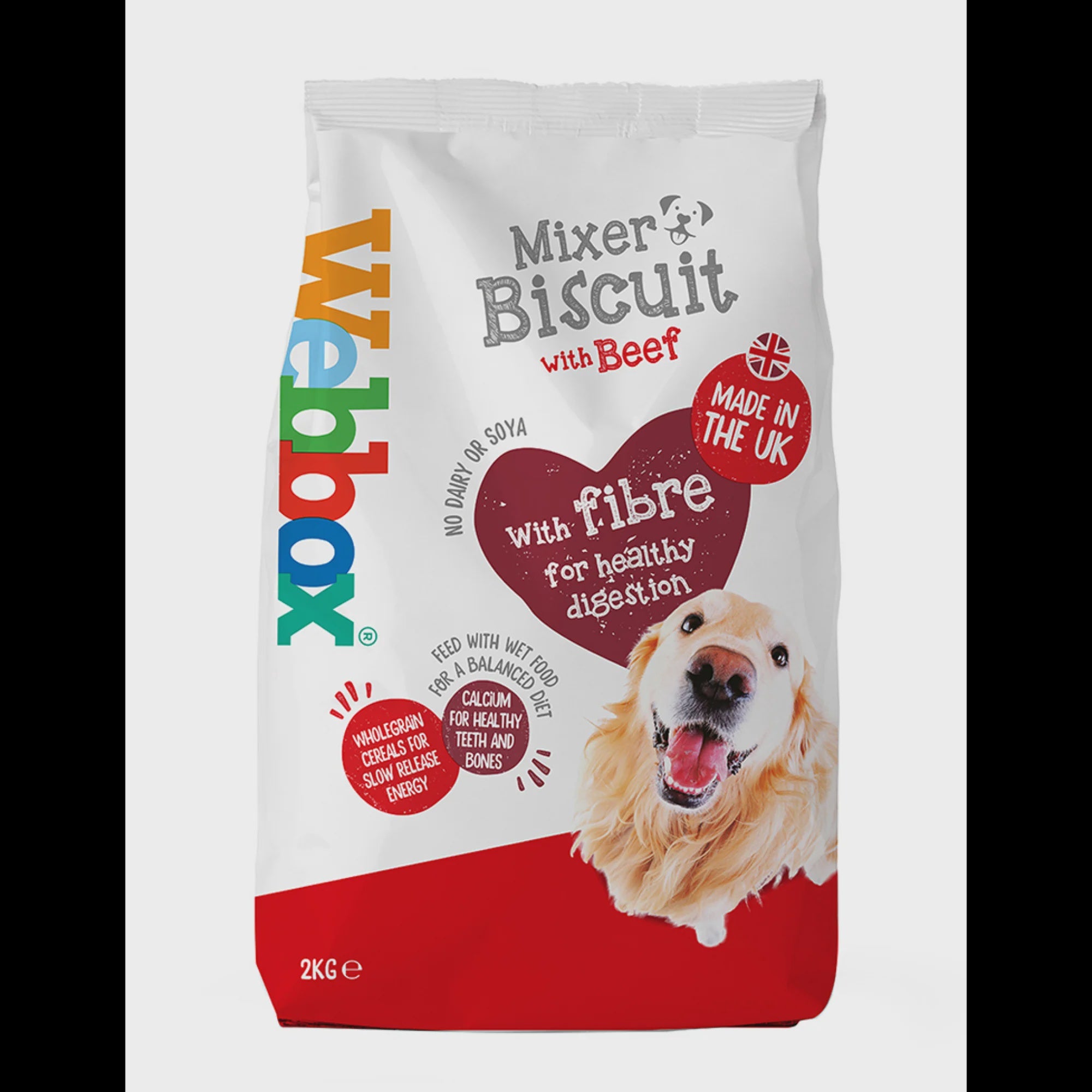 Webbox Premium Dog Food Mixer Beef, 2kg