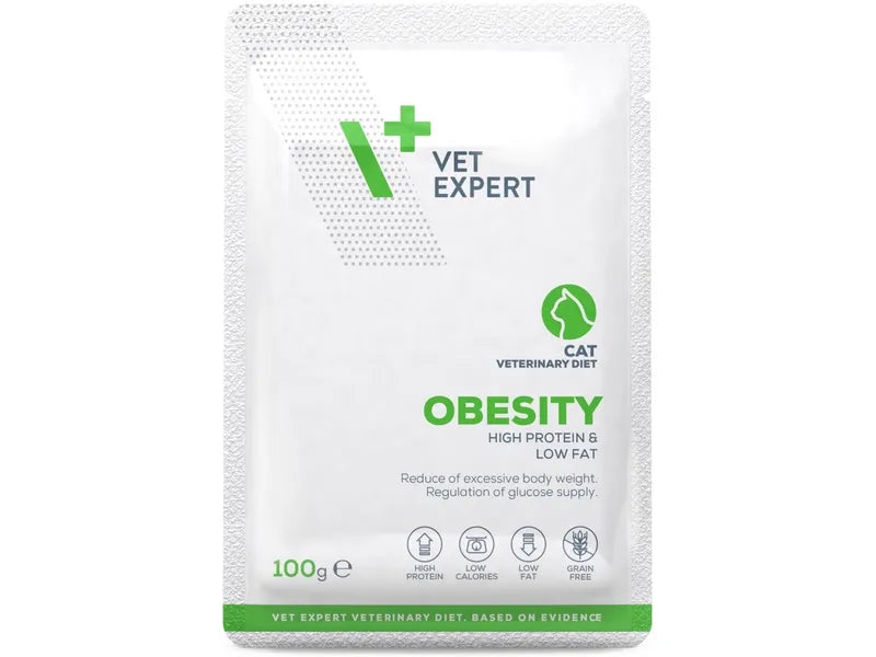 VetExpert Obesity Chicken wet cat food 100g