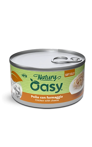 Oasy NATURY Chicken with cheese Soft Jelly 150g