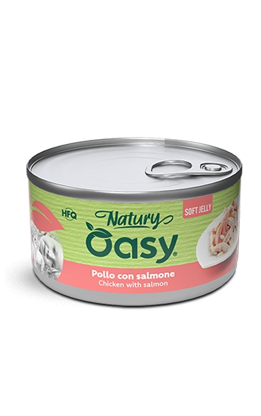 Oasy -NATURY Chicken with Salmon Soft Jelly 150g