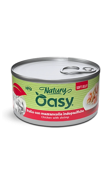 Oasy -NATURY Chicken with shrimp Soft Jelly 150g