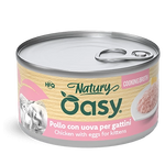 مرق دجاج مع بيض للقطط الصغيرة من Oasy Cooking، 85 جرام