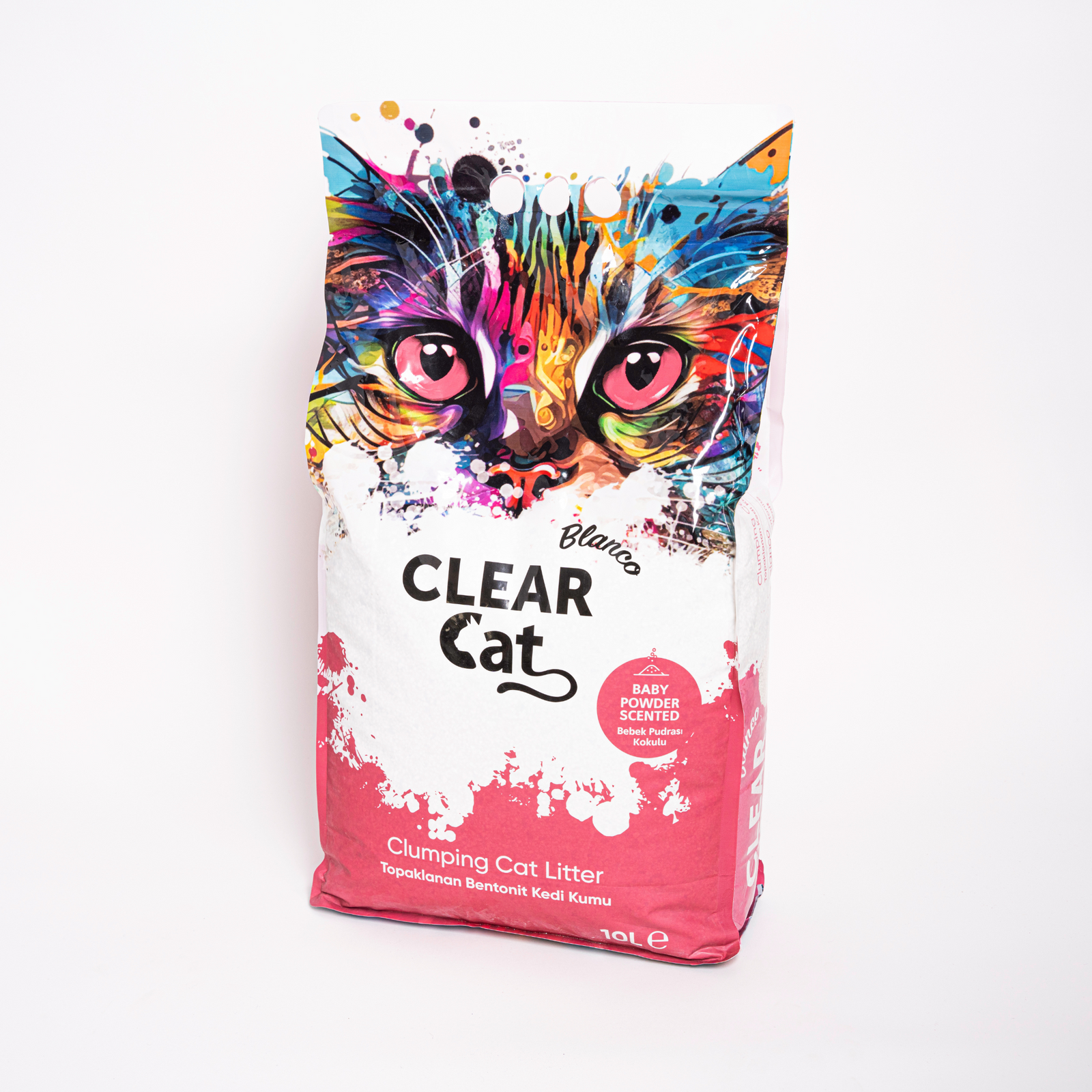 ClearCat Blanco Cat Litter - Baby Powder 10L - ClearCat - Kuwait