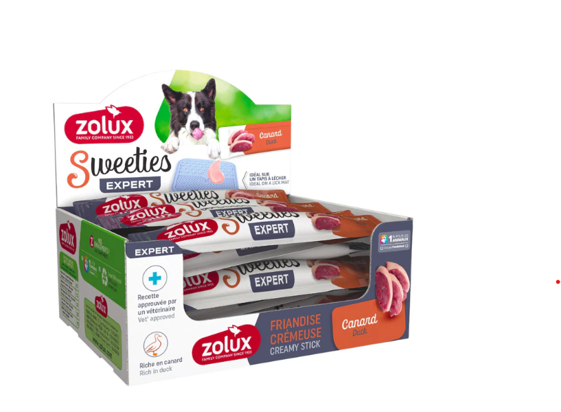 Sweeties Creamy Stick For Dog Duck, 48pcs/Box - Zolux - Kuwait