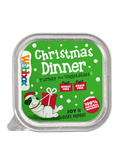 Webbox Festive Dog Christmas Dinner with Turkey & Vegetables 150 g
