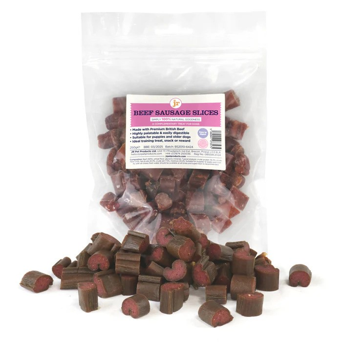 British Sliced Beef Sausage 250 g