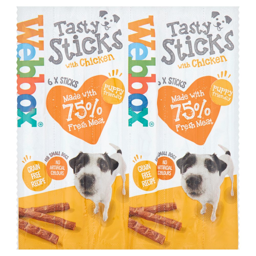 Webbox - Dog Treat - Tasty Sticks Chicken 30g (6 pcs)