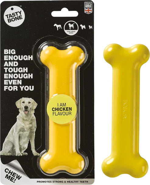 TastyBone Nylon Toy for Large Dogs, Chicken Flavor