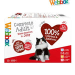 Webbox Cat Food Delight Adult Multipack Jelly Selection 12 x 100 g