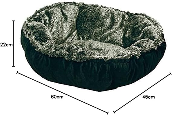 Mikki Cat Luxury Magic Pet Bed Pillow - Charcoal
