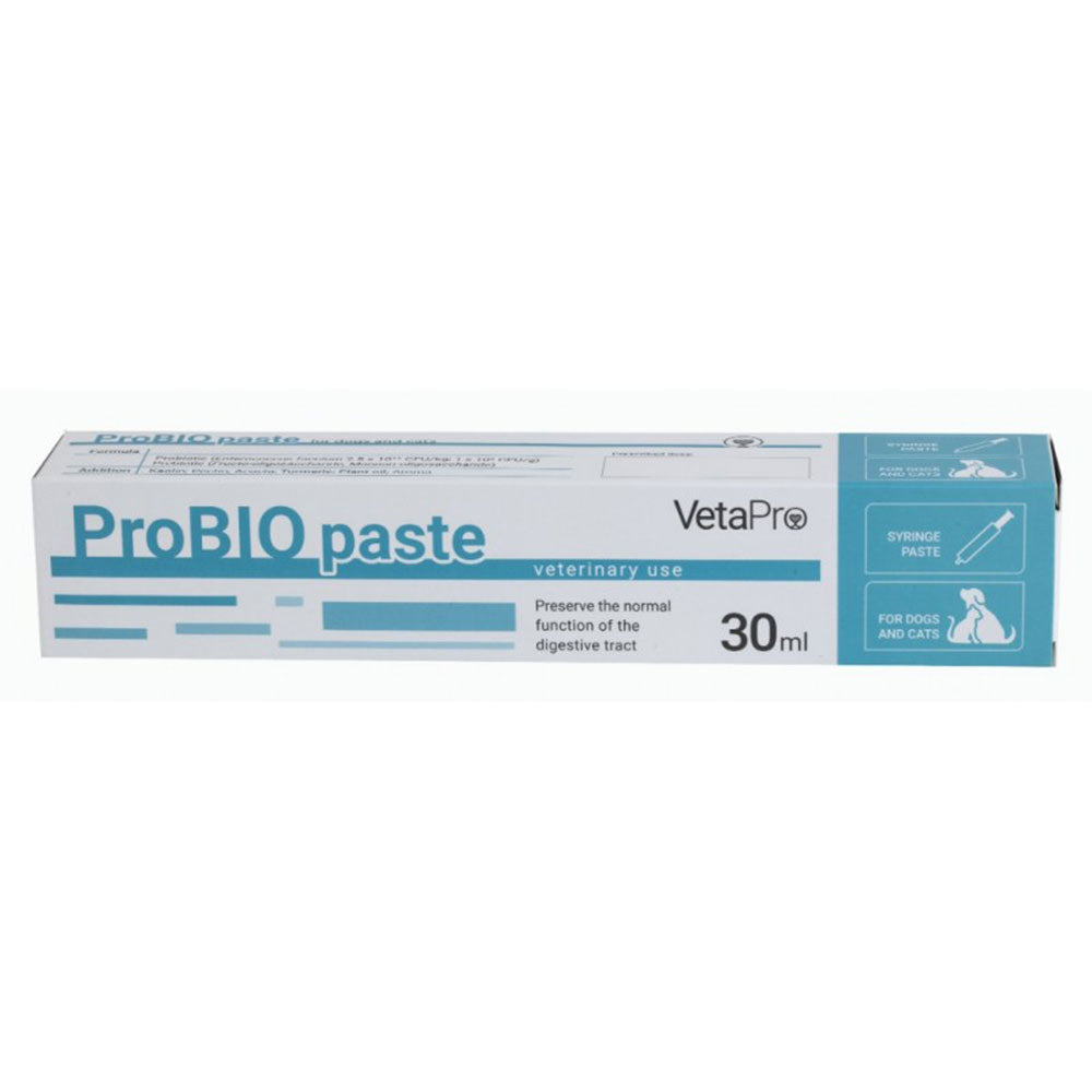VetaPro PROBIO PASTE 30 مل للكلاب والقطط المصابة بالإسهال